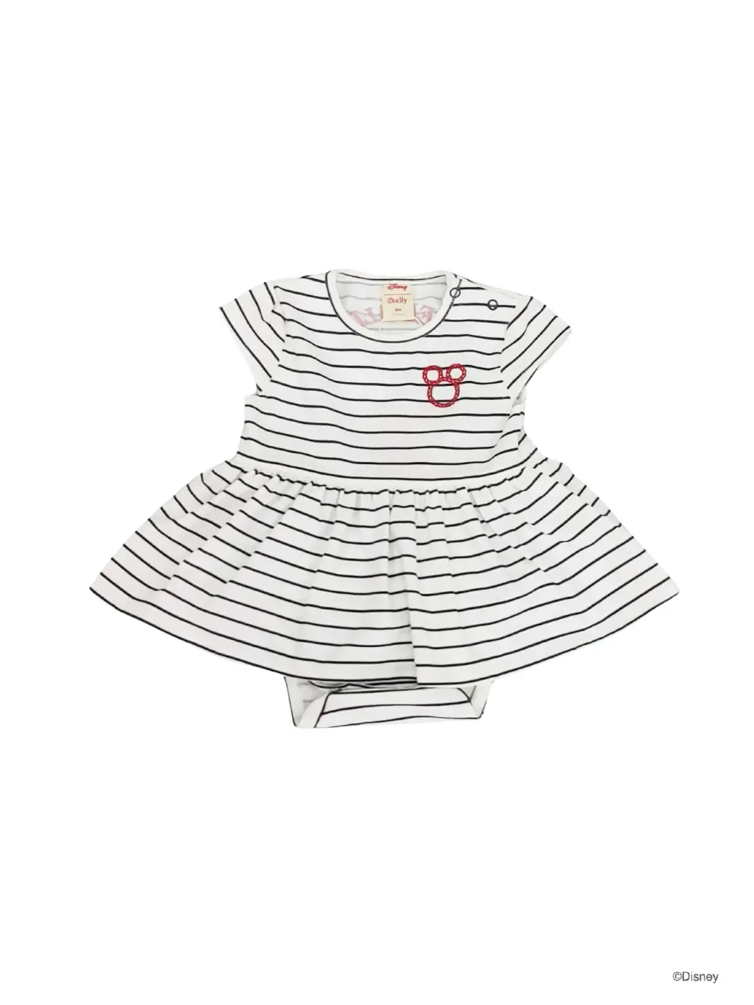Polo Dress Onesie - Sailor Mickey Stripes
