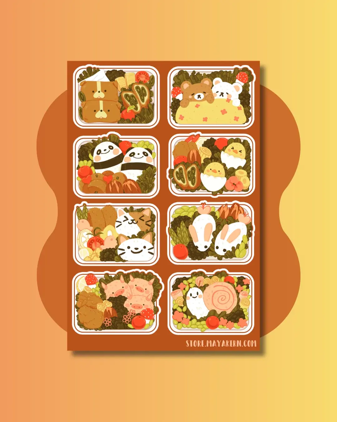Bento Babies Sticker Sheets