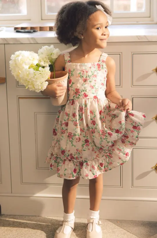 Mini Helene Dress in Vibrant Chintz