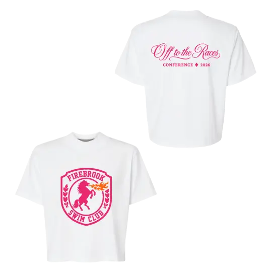 2026 CONFERENCE 3518 Ladies Boxy Crop Tee