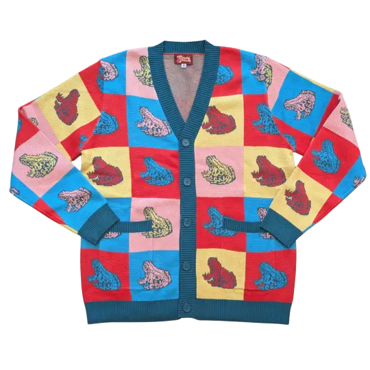 Royal Frog Cardigan