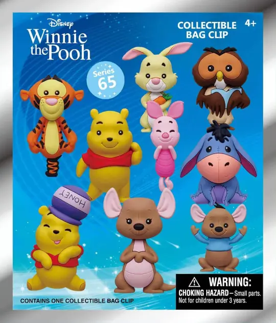 Winnie the Pooh Collectible Bag Clip (BLIND BAG)
