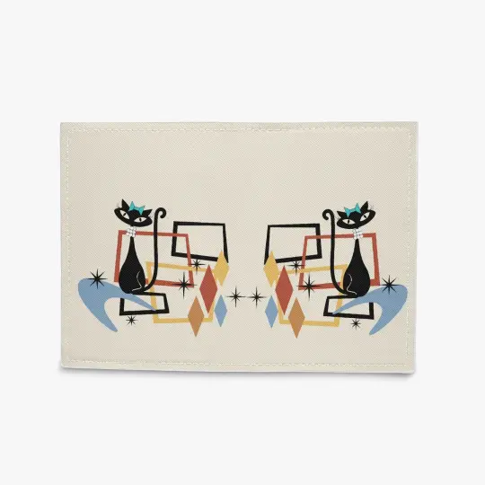 Atomic Cat in Pearls Passport Cover