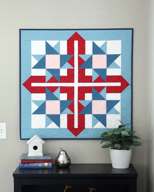 Parade Time Wall Hanging / Mini Quilt pattern - PDF pattern