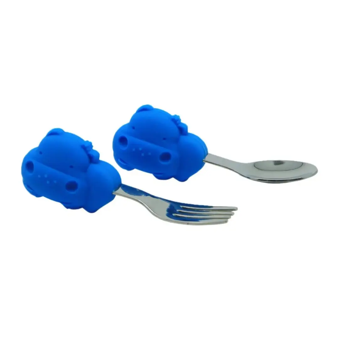 Palm Grasp Spoon & Fork Set - Lucas