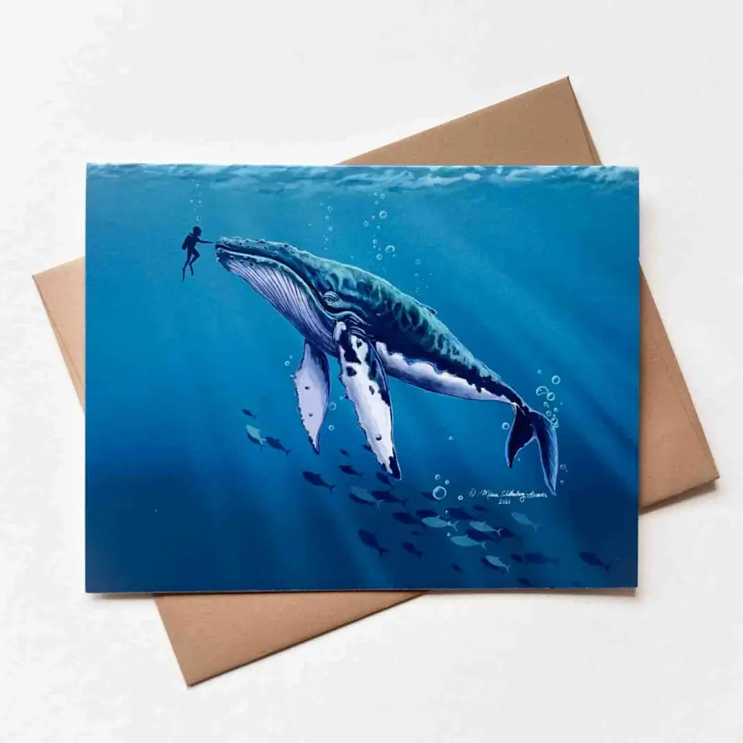 Humpback Whale Greeting Card