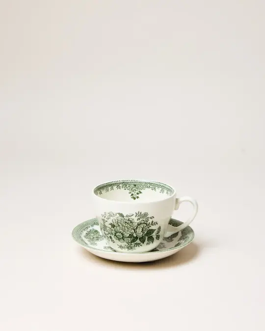 Vintage Transferware Mug & Saucer