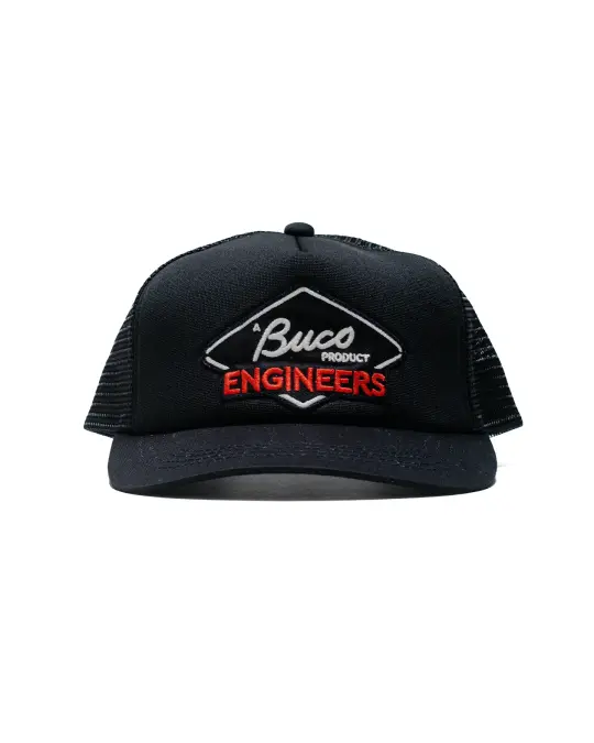 The Real McCoy's BA24003 Buco Mesh Cap / Engineers Black