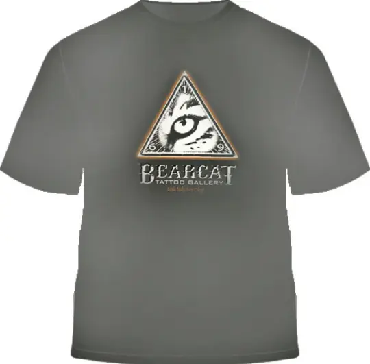 Men's Bearcat Logo Metal Grey T