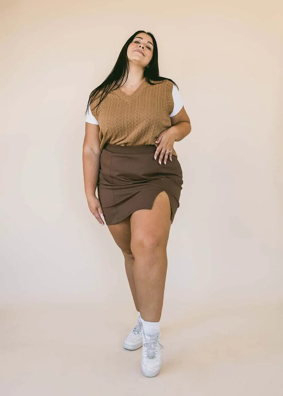 Mayne Skirt [Mustang Brown]