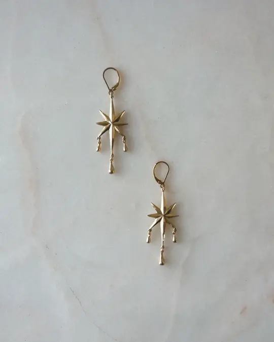 Rising Star // Gold Earrings