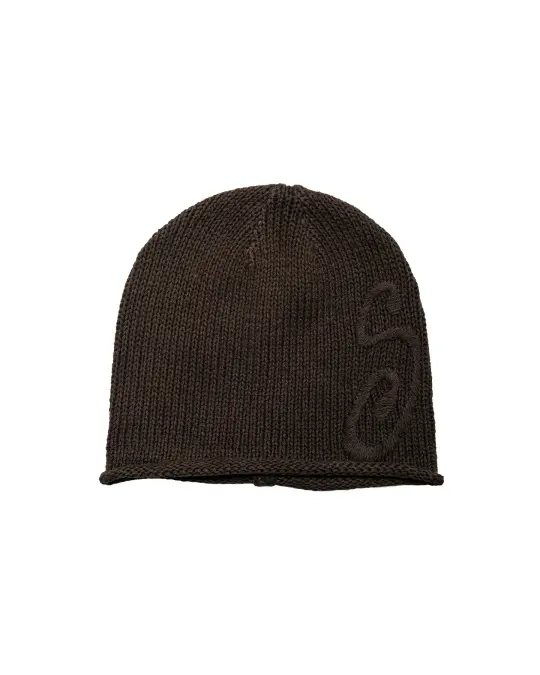 Stüssy S Knit Skullcap Brown