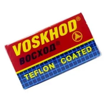 Voskhod Teflon Coated DE Blades, 1 packs of 5 blades