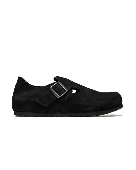 Birkenstock London Black Suede