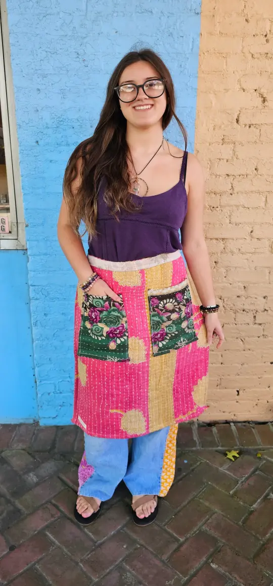 Kantha Waist Apron-1250