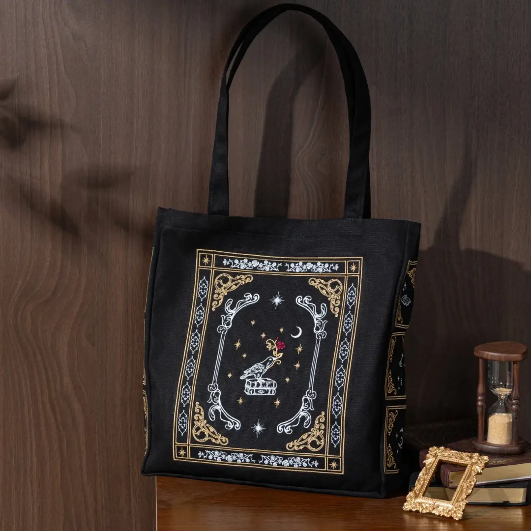 Tsuki ‘Gothic Dreams’ Limited Edition Embroidered Tote Bag ☾