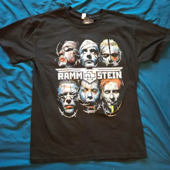 Rammstein band tee, Size large