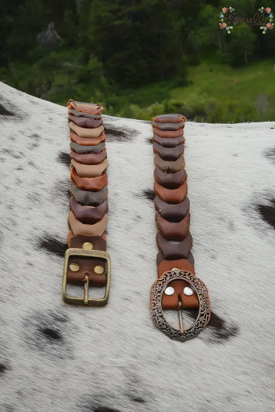 The Leather Calico Belt