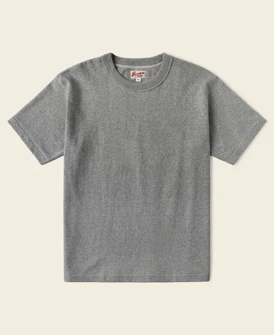 Loopwheel Tubular Athletic T-Shirt - Gray