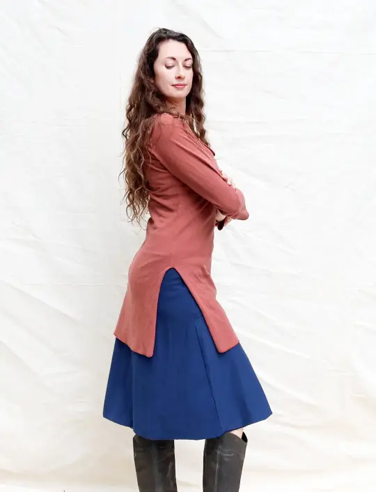 Crescent Kameez Pencil Tunic