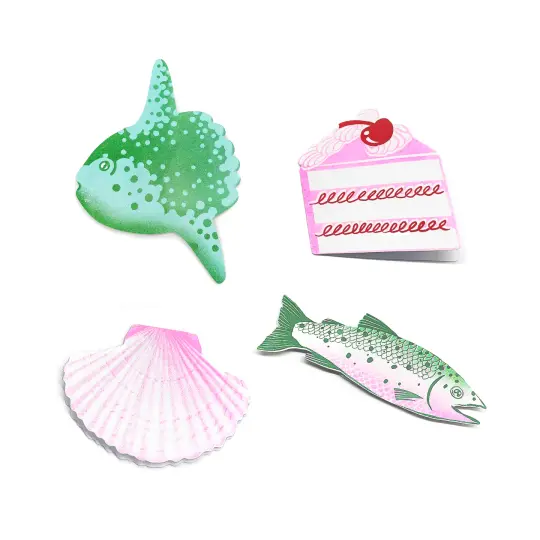 Risograph Printed Greeting Cards