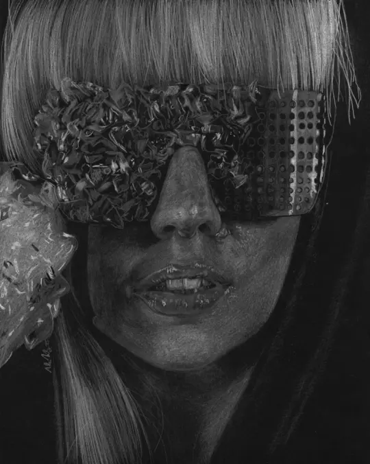 “Born this way.” LADY GAGA Art Print