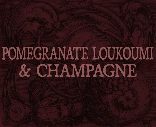 Pomegranate Loukoumi and Champagne Perfume Oil