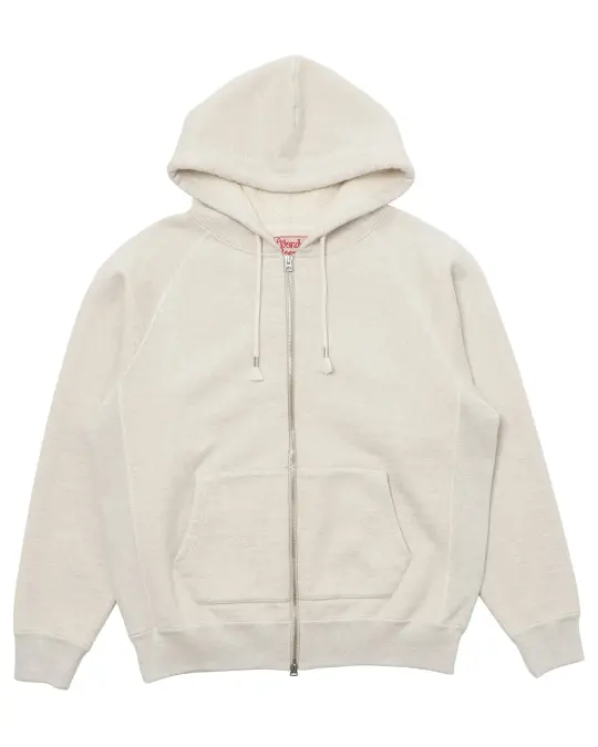 Zip Hoodie - Double Heavyweight French Terry - Oatmeal