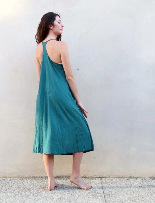Sadhana Racerback Wanderer Below Knee Dress