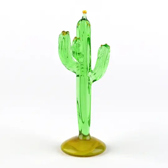 Saguaro Cactus Glass Figurine