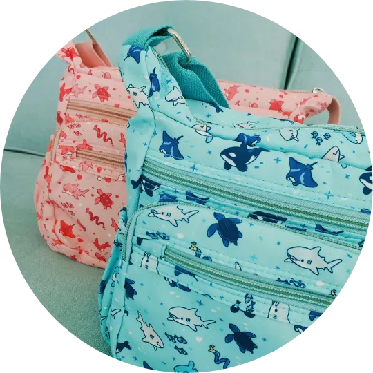 Fish Friends Crossbody Bag