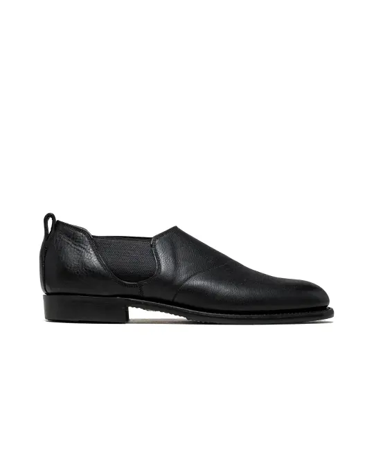Old Joe "The Gardner" Artisan Leather Side-Gore Shoes Black