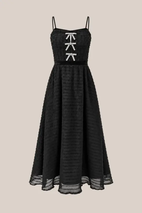 Justina Dress in Black