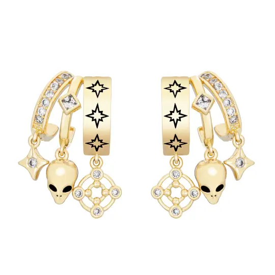 Crop Circles Earrings