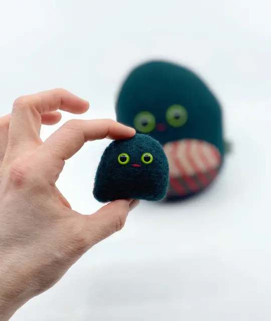 Jibbet and baby plush nesting monster