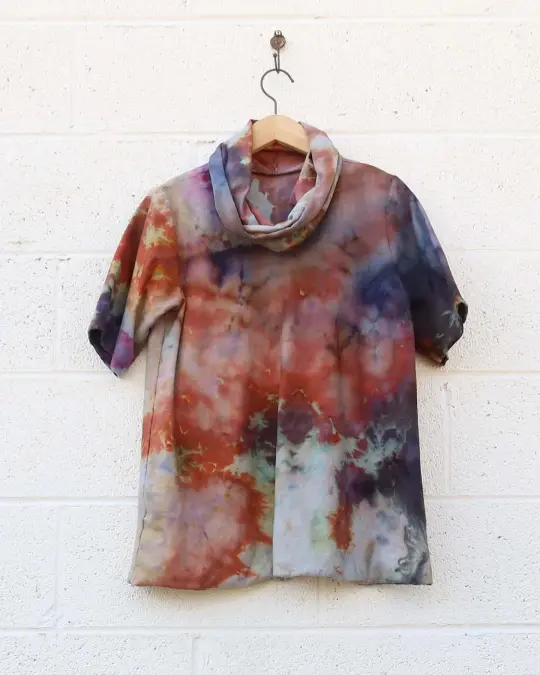 OOAK - Pilgrim Ojai Shirt / M / Stretch Cotton / Ice Dye (313)