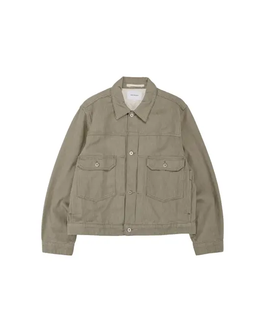 Norse Projects Storadal Resist Dyed Twill Type II Jacket Vetiver