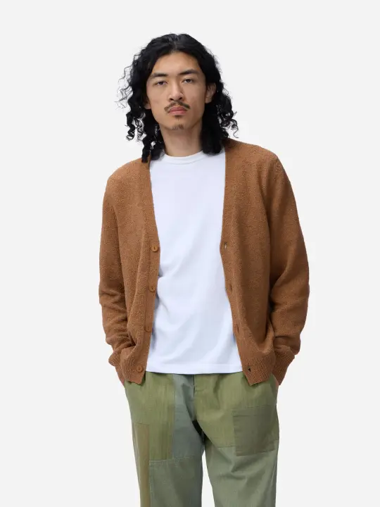 Classic Cardigan ~ Ochre Boucle