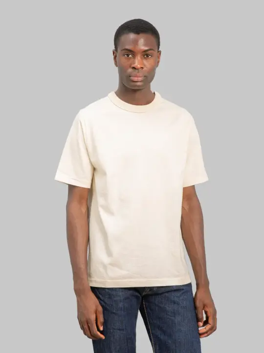 Jackman Lead-Off T-Shirt Ecru