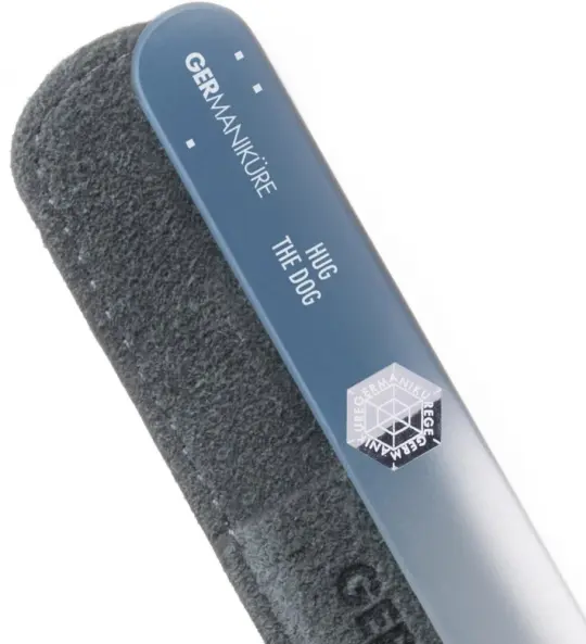 "Hug The Dog" Germanikure Mantra Nail File and Leather Sleeve