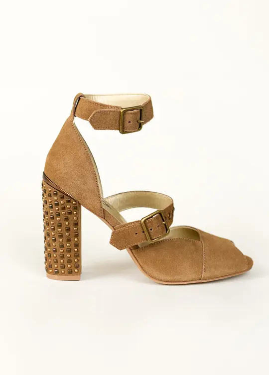 Aquaria High Heel in Nutmeg