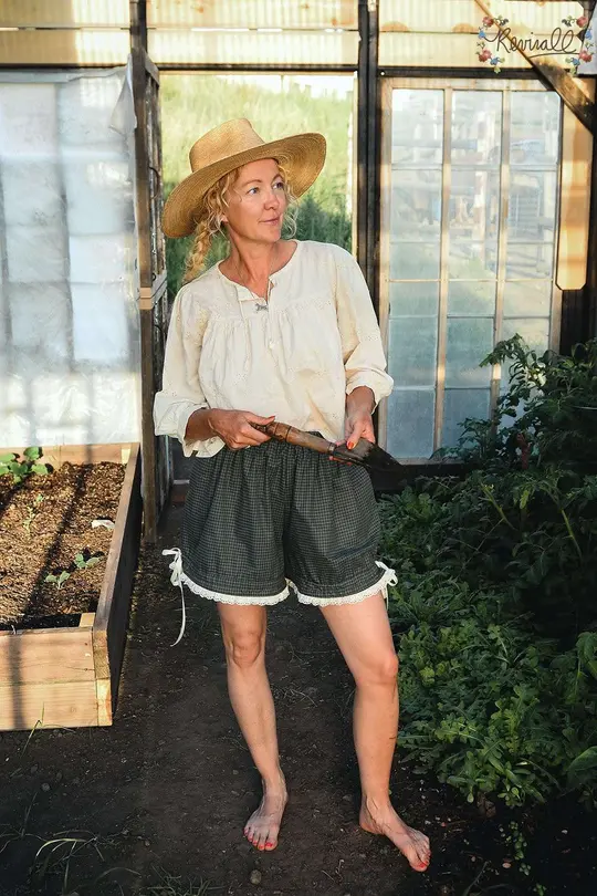 Short Cotton Bloomers in Poplin-2XL