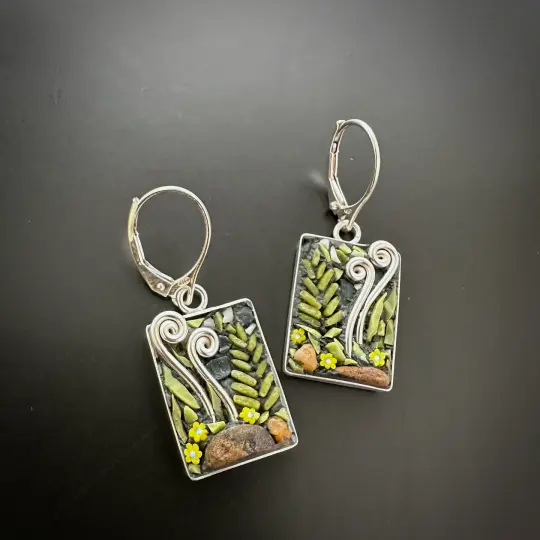 Fiddlehead & Fern Earrings