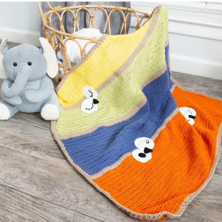 Aguascalientes Crochet Baby Blanket