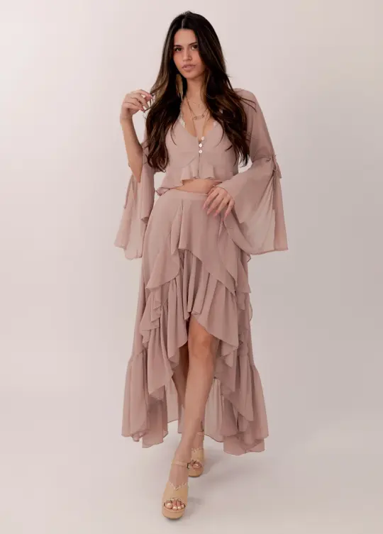 Kori Skirt in Desert Shell