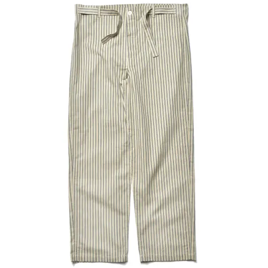 TICKING STRIPE PAJAMA TROUSERS