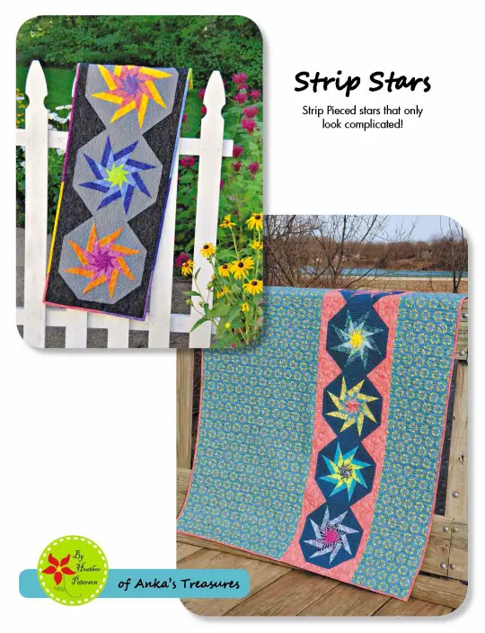 Strip Stars PDF pattern