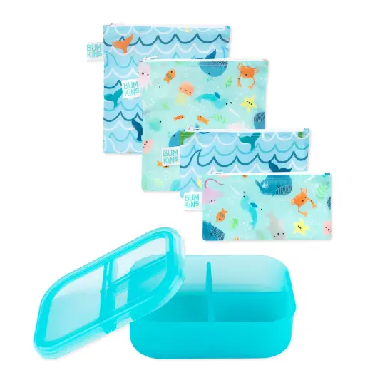 Lunchbox Legends 6-Piece Set: Ocean Blue Jelly