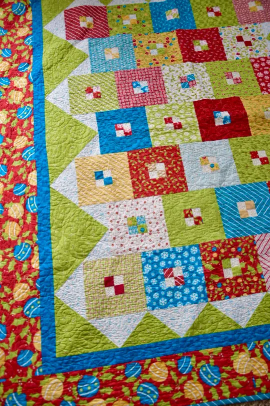 Citrus Punch Quilt - Christmas Version