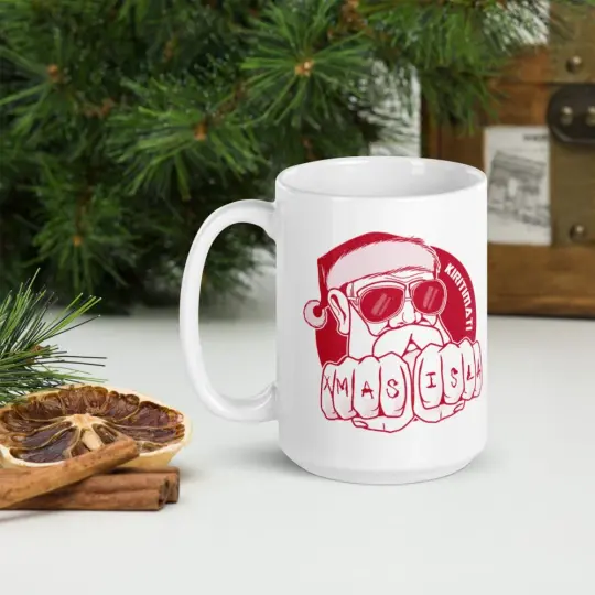 KIRITIMATI Classic White High Gloss Diner Coffee Mug | 2 Sizes!